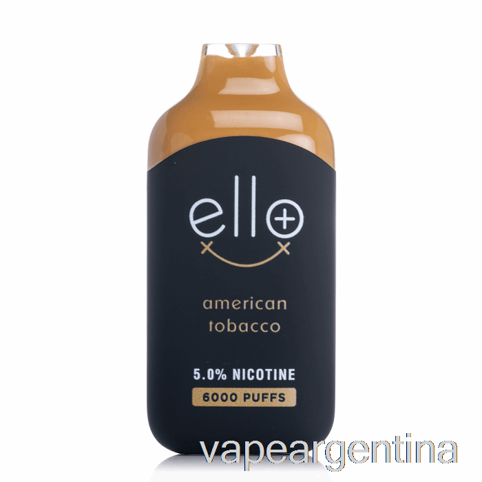 Blvk Ello Plus 6000 Vape De Tabaco Americano Desechable Descartable